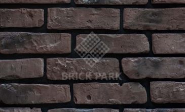 Декоративный камень Bergstone Бельгия темно-коричневый 17 (угловой)