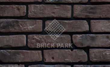 Декоративный камень Bergstone Бельгия темно-коричневый 17 (угловой)