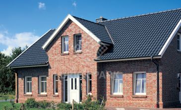 Керамическая черепица Roben FLANDERN Schwarz-matt, glasur (Черный матовый, глазурь)