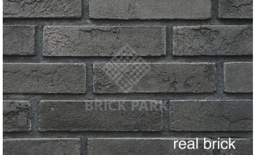 Кирпич ручной формовки Real Brick КР/0,5ПФ угловой RB 13 графитовый  
