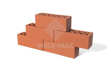 Кирпич BRAER красный гладкий NF 0.9