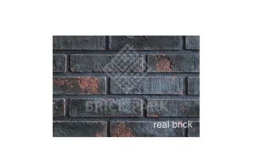 Плитка ручной работы угловая Real Brick Коллекция 2 ЧЁРНЫЙ ПРИНЦ RB 2-10 Кирпичный