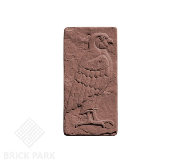 Декоративная вставка Идеальный камень "Птицы" №7 коричневый
