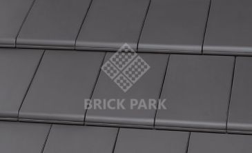 Керамическая черепица Roben BERGAMO Schiefergrau (Антрацитовый, Серый)