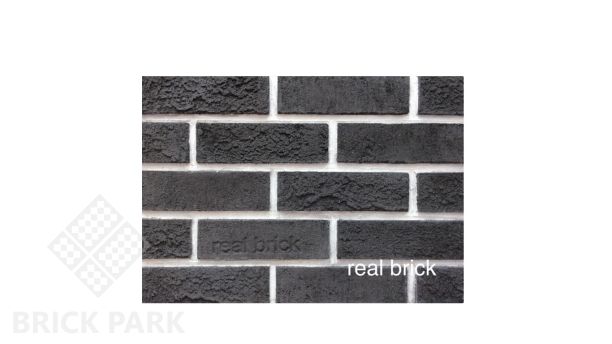 Плитка ручной работы угловая 20мм Real Brick Коллекция 4 RB 4-13 Графит