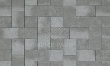 Тротуарная плитка Каменный век Бельпассо Премио Color Mix Оттенки серого 450×225×60