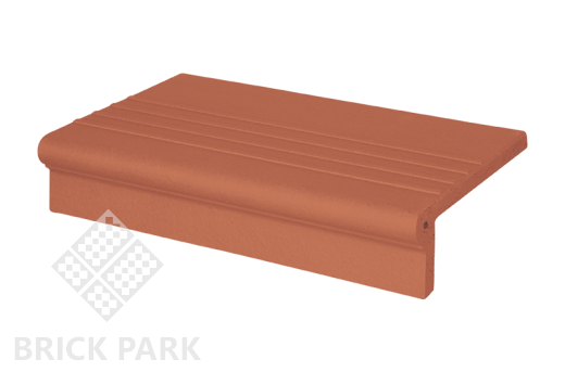 Клинкерный набор римский KING KLINKER рифленый Рубиновый красный (01), 330/175x245x12 мм