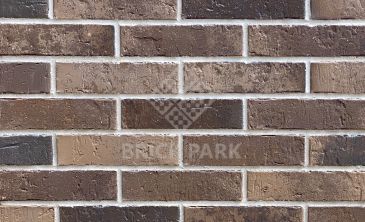 Кирпич Konigstein облицовочный полнотелый  МАНГЕЙМ КАРБОН ФИГУРНЫЙ R60 250х120х65