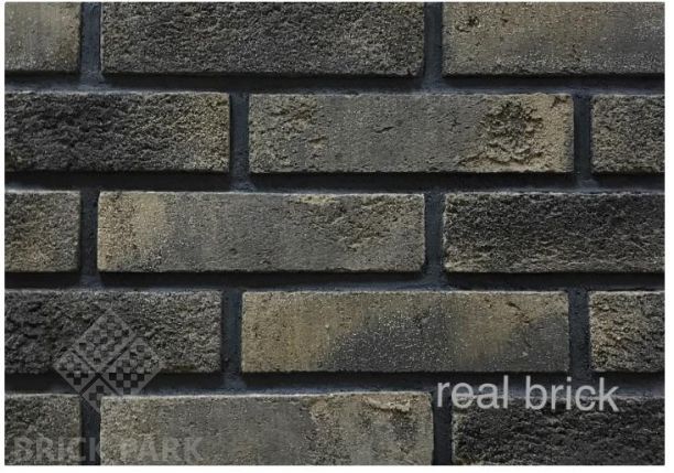 Кирпич ручной формовки Real Brick КР/0,5ПФ Ригель RB 14 хаки  