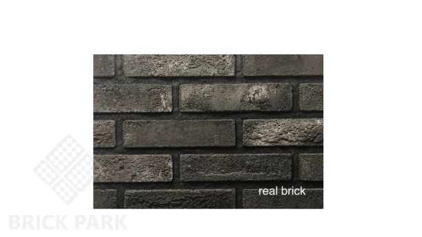 Плитка ручной работы угловая 20мм Real Brick Коллекция 2 RB 2-08 Седой граф