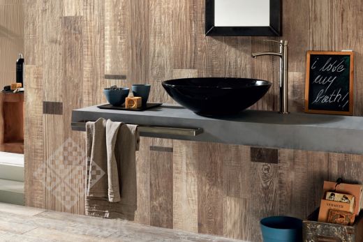 Керамогранит Italgraniti Scrapwood Light 20x120