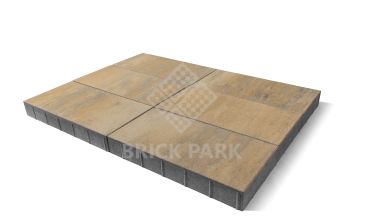 Бетонная брусчатка БРАЕР Сити Песчанник