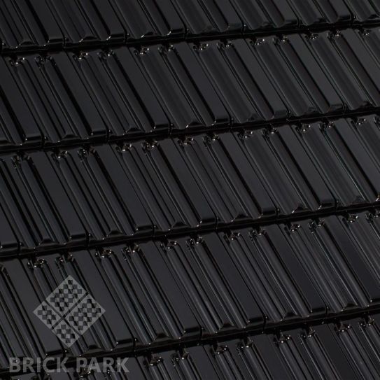 Черепица керамическая Laumans MULDEN VARIABEL Высококачественная глазурь nr. 50 schwarz