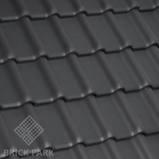 Черепица керамическая Laumans TIEFA XL TOP Натуральный Ангоб nr.30 xenon-grau