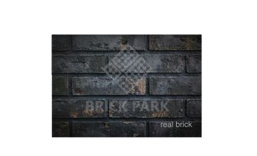 Плитка ручной работы угловая 20мм Real Brick Коллекция 2 ЧЁРНЫЙ ПРИНЦ RB 2-02 Осина