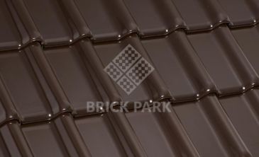 Черепица керамическая Laumans TIEFA XL TOP Матовая глазурь nr.23 braun 