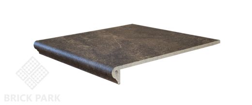 Клинкерная ступень флорентийская угл. Interbau Abell 320x320x9,5 Marone 272