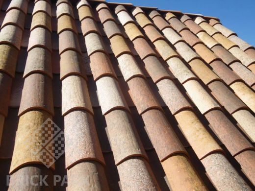 Черепица La Escandella Curved Roof Tile T5 RED Milenium