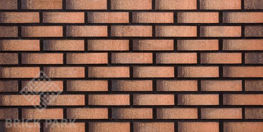 Кирпич Маттоне Латерра Коричнево-черный Одинарный Пустотелый Лицевой NF пустотность 33%