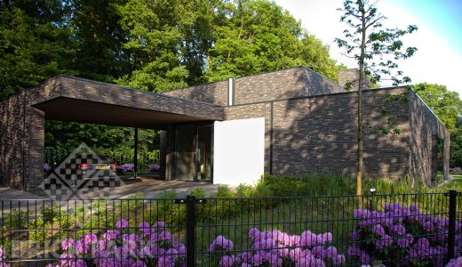 Кирпич Muhr 15 F  Schwarz-bunt Eleganz bes. Fus. Mod.F