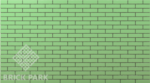 Кирпич глазурованный зеленый NF