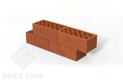Кирпич BRAER красный риф NF 1,4