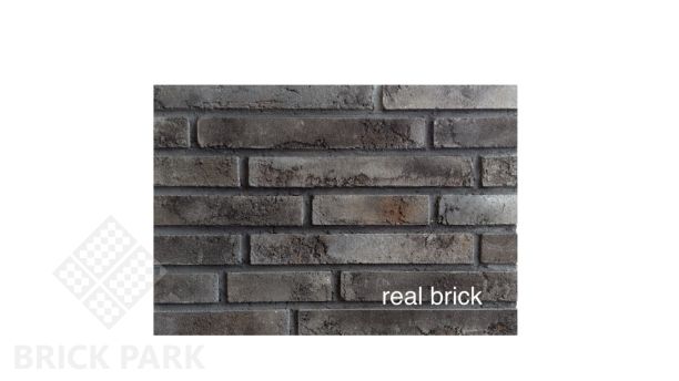 Плитка ручной работы угловая 20мм Real Brick Коллекция 1 RB 1-07 Пепел 