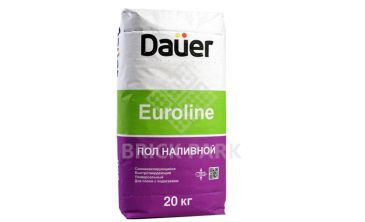 Наливной пол быстротвердеющий Dauer "EUROLINE / ЕВРОЛАЙН"