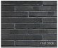 Кирпич ручной формовки Real Brick КР/0,5ПФ Ригель угловой RB 13 графитовый