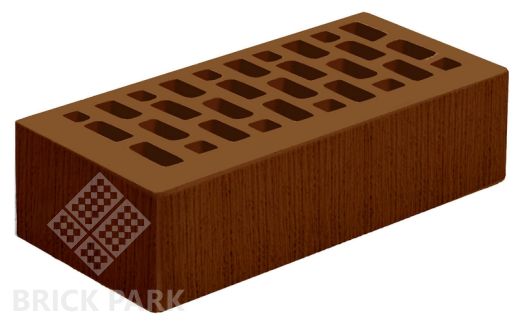 Кирпич ГКЗ Береста2 коричневый NF