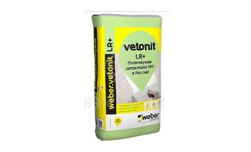 Шпатлевка финишная полимерная Weber.Vetonit LR+ белая 25 кг