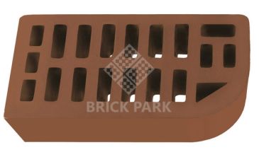 Кирпич фасонный Sanmax Коричневый ФЛ-12