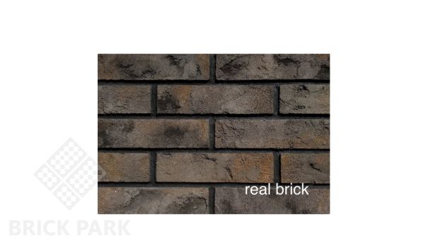 Плитка ручной работы угловая 20мм Real Brick Коллекция 2 RB 2-07 Пепел