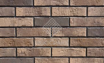 Кирпич Konigstein облицовочный полнотелый  МАНГЕЙМ СЕПИЯ ФИГУРНЫЙ R60 250х120х65