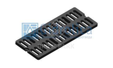 Решетка водоприемная СЧ 750*300*27 – чугунная, кл. D400