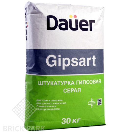 Штукатурка гипсовая Dauer "GIPSART / ГИПСАРТ" белая