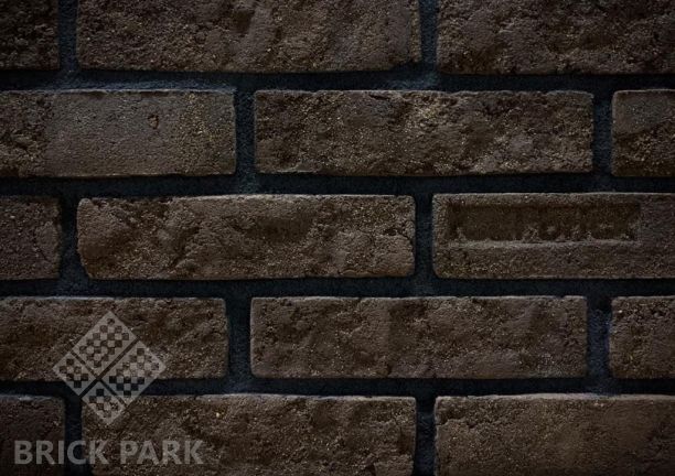 Плитка ручной работы угловая 20мм Real Brick Коллекция 2 Крафтовый mono RB 2-05 Коричневый