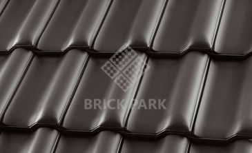 Керамическая черепица Roben FLANDERN Altfarben (Старые краски, Темно-коричневый, ангоб)