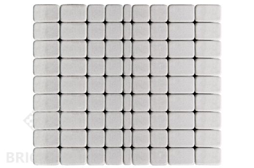 Бетонная брусчатка БРАЕР Классико серебристый 115x115x60