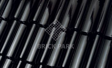 Керамическая черепица Roben BORNHOLM Tobago, glasur (Черно-коричневый, глазурь)