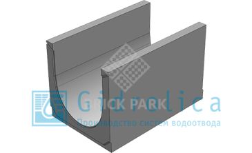 BGU-XL Универсальный лоток DN500, № 40-0, без уклона, высота 650