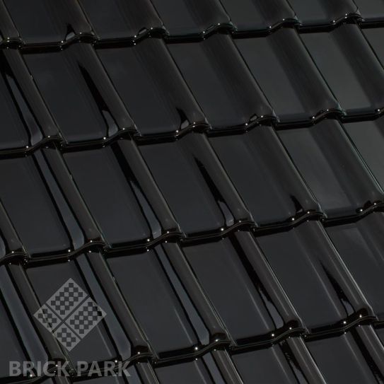 Черепица керамическая Laumans TIEFA XL TOP Высококачественная глазурь nr.50 schwarz
