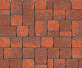 Тротуарная плитка Каменный век Классико Stone Base Вишнево-оранжевый 172×115×60