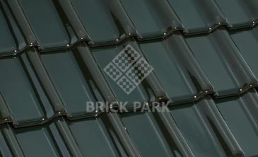 Черепица керамическая Laumans TIEFA XL TOP Высококачественная глазурь nr.121 malachitgrun