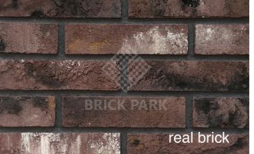 Кирпич ручной формовки Real Brick КР/0,5ПФ Ригель RB 04 бордовый