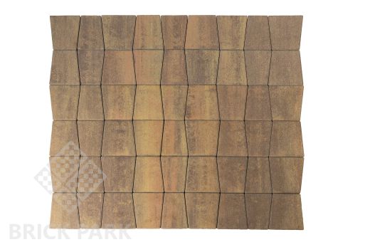 Бетонная брусчатка БРАЕР Старый город Веймар ПРАЙД 145/110х160x60