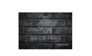 Плитка ручной работы угловая Real Brick Коллекция 2 ЧЁРНЫЙ ПРИНЦ RB 2-02 Осина