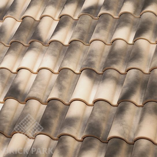 Черепица La Escandella Mixed 'S' Roof Tile Large RED Flamed Paja