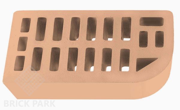 Кирпич фасонный Sanmax Бежевый ФЛ-12