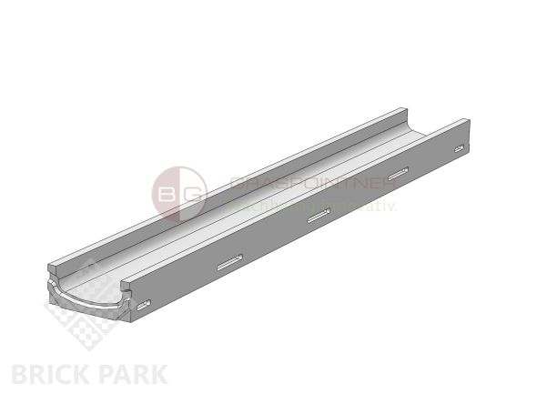 Лоток композитбетонный мелкосидящий Filcoten DN100, h55
